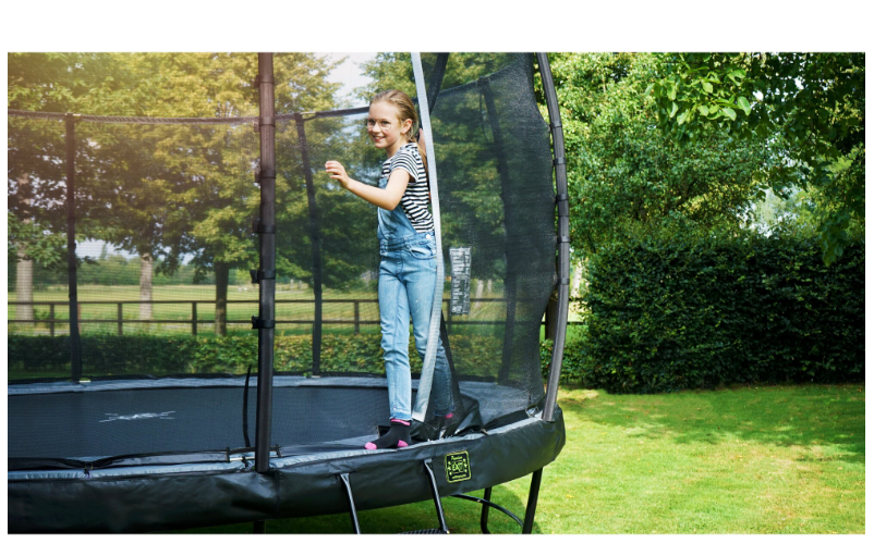 Μικρογραφία: Premium Elegant Τραμπολίνο ø253εκ.πολυτελές δίχτυ ασφαλείας μαύρο κωδ.EX08200800