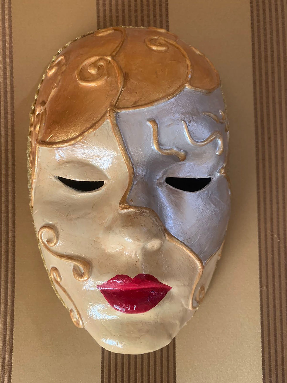 Βενετσιάνικη Χειροποίητη Μάσκα  Υ23εκ. Κωδ. 1250510 worldfamilytime.com