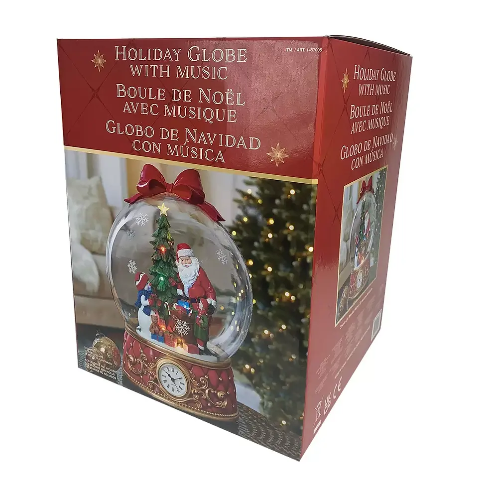 Μικρογραφία: Big Deluxe Ρολόι "United Kingdom" Αγ. Βασίλης  40εκ Φώς & Μουσκή Κωδ.CK14870  www.worldfamilytime.com