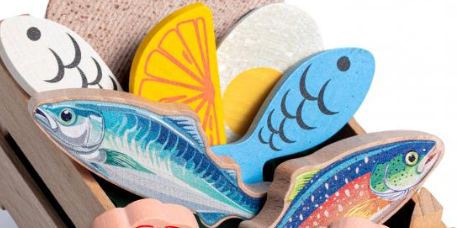 Σέτ Ποικιλία ψαριών & Γαρίδες , 11τεμ.  κωδ. 28233, www.worldfamilytime.com