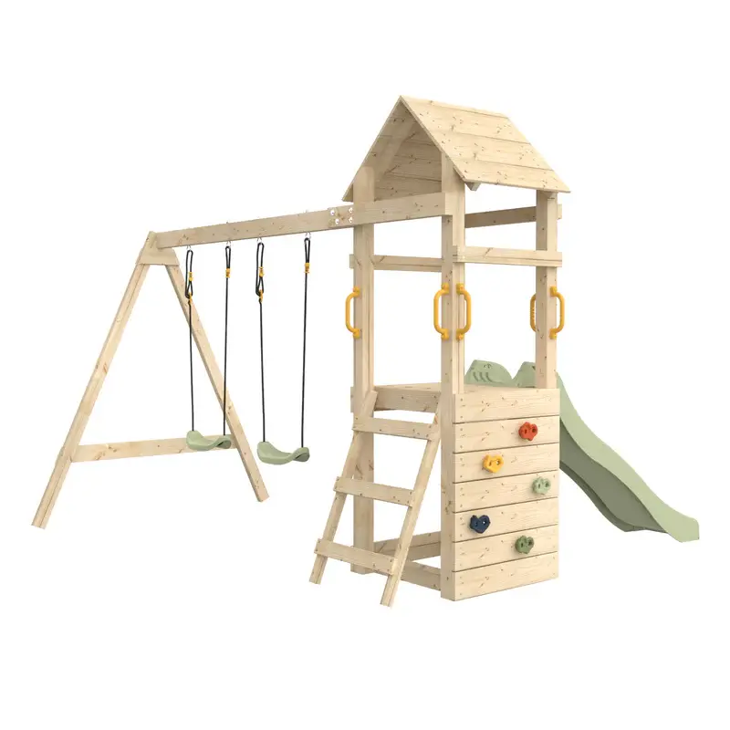 Παιδική χαρά 6 σε1 διπλή κούνια,τσουλήθρα,αναρρίχηση,αμμοδόχος Κωδ. T831-2 ,www.worldfamilytime.com