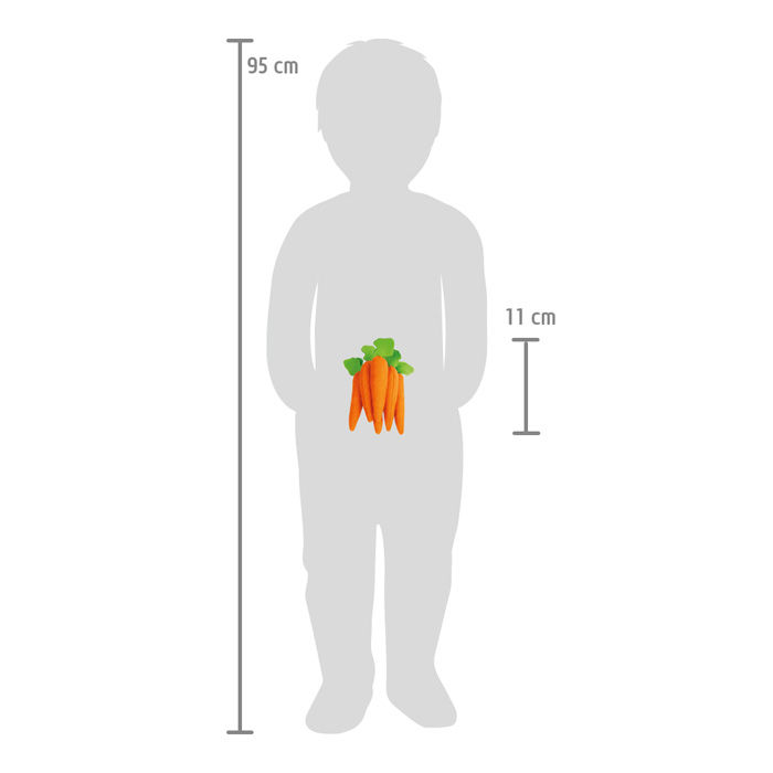 Καρότα Σετ 7 τεμ. Υφασμάτινο Παιχνίδι   κωδ.  L4425 worldfamilytime.com