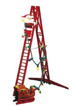 Μικρογραφία: Ο Άγ.Βασίλης ανεβαίνει & κατεβαίνει σκάλα με δώρα Y100εκ.Mr.Christmasκωδ. 36891 worldfamilytime.com