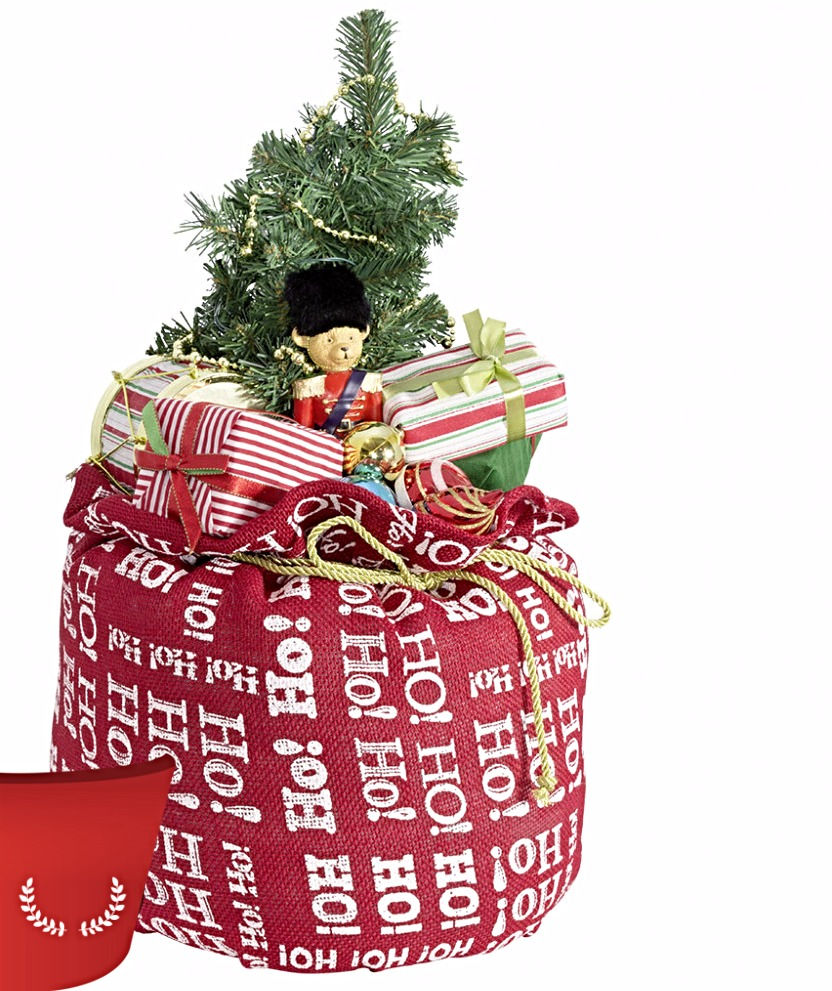 Χριστουγεννιάτικος σάκος με φώς ,μουσική  1τεμ.50εκατ.κωδ. SA02489