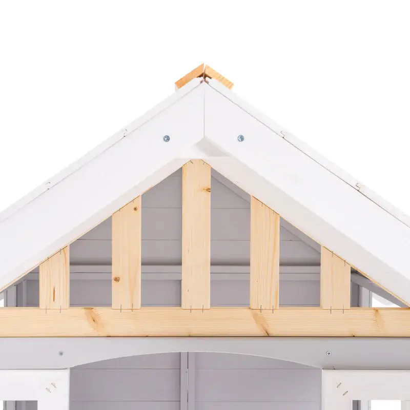 Μικρογραφία: Σπιτάκι Δεντρόσπιτο με αμμοδόχο,βεράντα,τσουλήθρα Κωδ. T416S1,  www.worldfamilytime.com