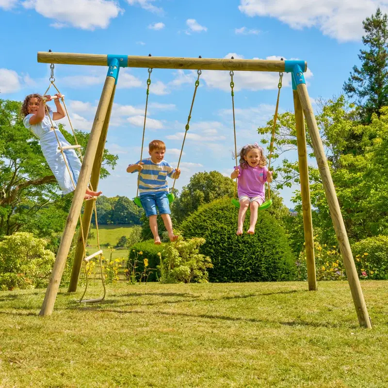 Παιδ.Χαρά  Barbiche  με 2 κούνιες +1 σχοινί αναρρίχηση Μ267/Υ224εκ κωδ. T231PE  ,www.worldfamilytime.com