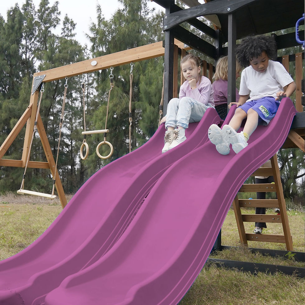 Νέα Μεγάλη Παιδ.Χαρά Premium Διπλή Τσουλήθρα Play Tower κωδ. A03050904, www.worldfamilytime.com
