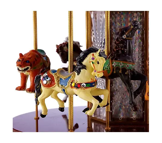 Μικρογραφία: GRAND  SHIMMER CAROUSEL  30εκ.Mr Christmas κωδ. 19980