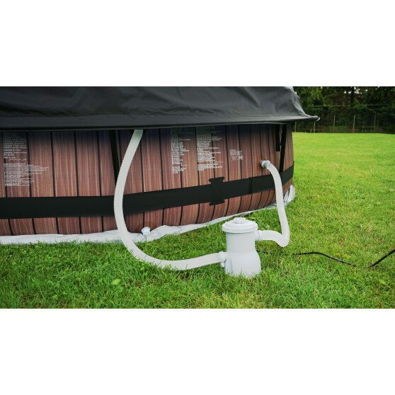 Μικρογραφία: Πισίνα  Stone Στρόγγυλη Σκάλα & φίλτρο ø360εκ/B122εκ.κωδ.30221200