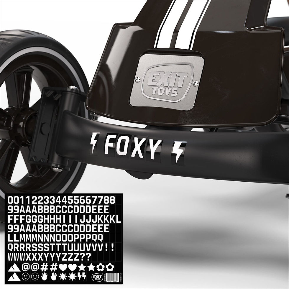 Μικρογραφία: Go-Kart Exit Pedal Black Espress M161εκ.( 2 ως 5χρ.)με τρέιλερ κωδ. EX 23104080, worldfamilytime.com