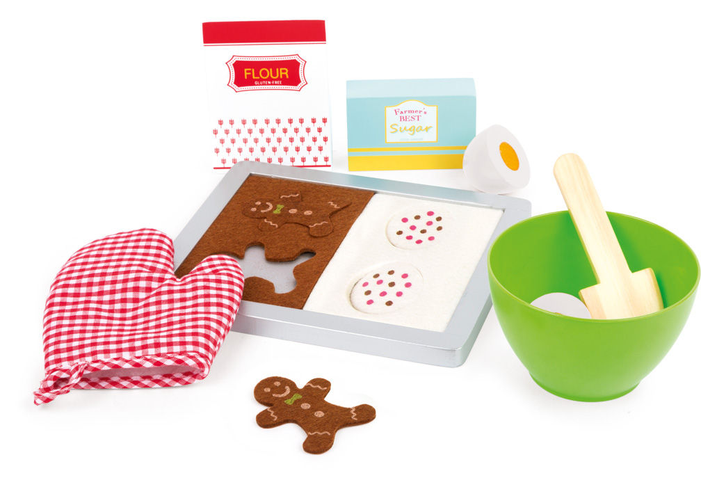 Ξύλινο Σετ ψησίματος κουλουράκια κωδ. L11207 www.worldfamilytime.com/