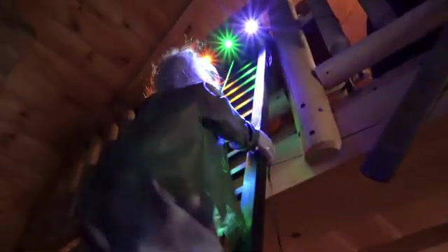 Mr.Halloween Outdoor Ladder Climbing Zombie Υ300εκ.,Κίνηση,φώτα,ήχους Κωδ. 22130  www.worldfamilytime.com