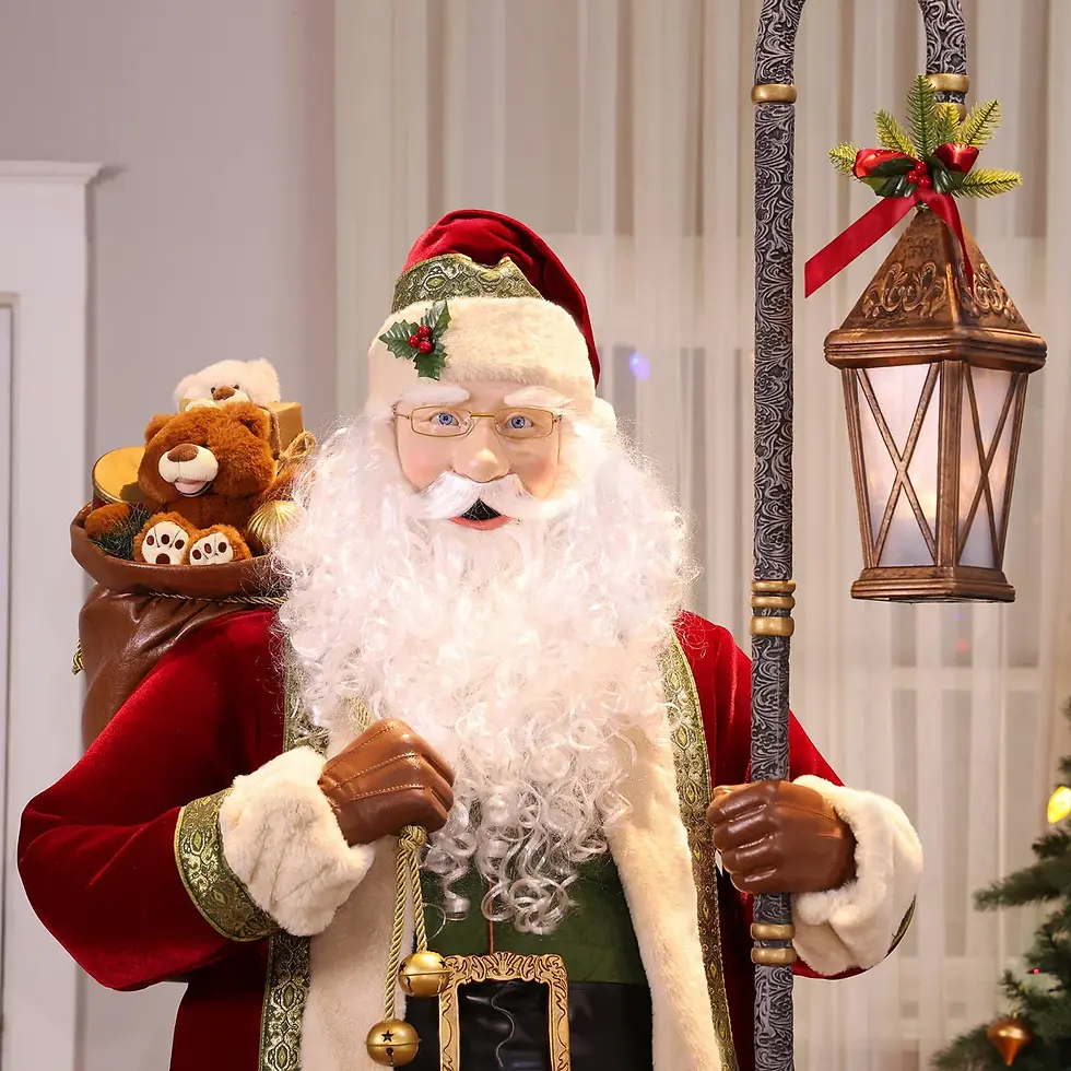 Αριστοκρατικός Άγ.Βασίλης Υ204εκ."United Kingdom" κίνηση & μουσική κωδ. C1851415 , worldfamilytime.com