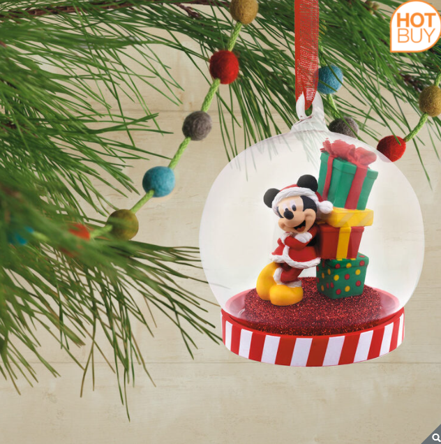 Σετ 2 Χριστουγεννιάτικα στολίδια 12,3εκ. Mickey & Minnie Κωδ.CK14864693 www.worldfamilytime.com