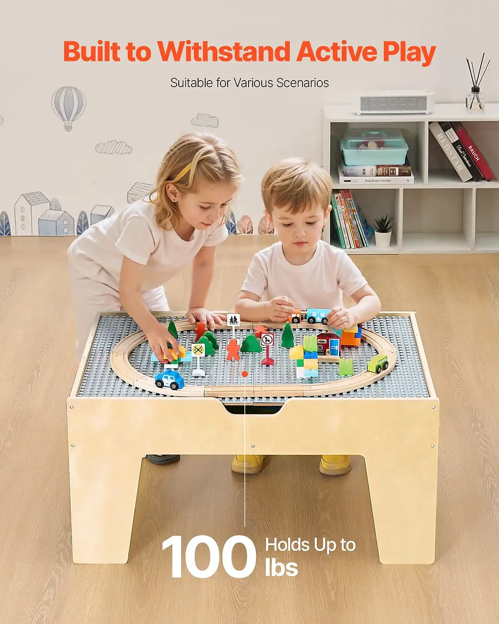 Μικρογραφία: Παιχνίδι 4 σε 1 Building Bricks Multi PlayTable με 320τεμ. κωδ. 87514