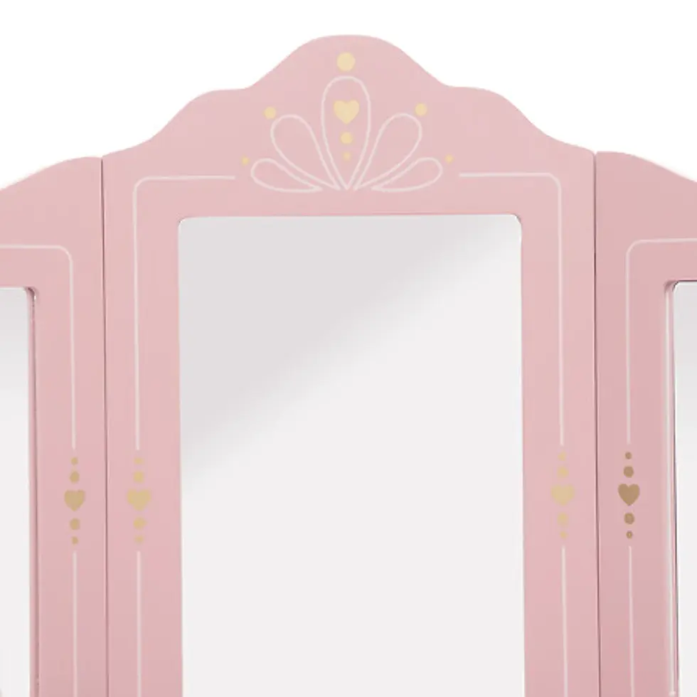 Τουαλέτα Ομορφιάς Παιδική  με σκαμνί & καθρέφτη Ύ99εκατ. κωδ: J174254  worldfamilytime.com