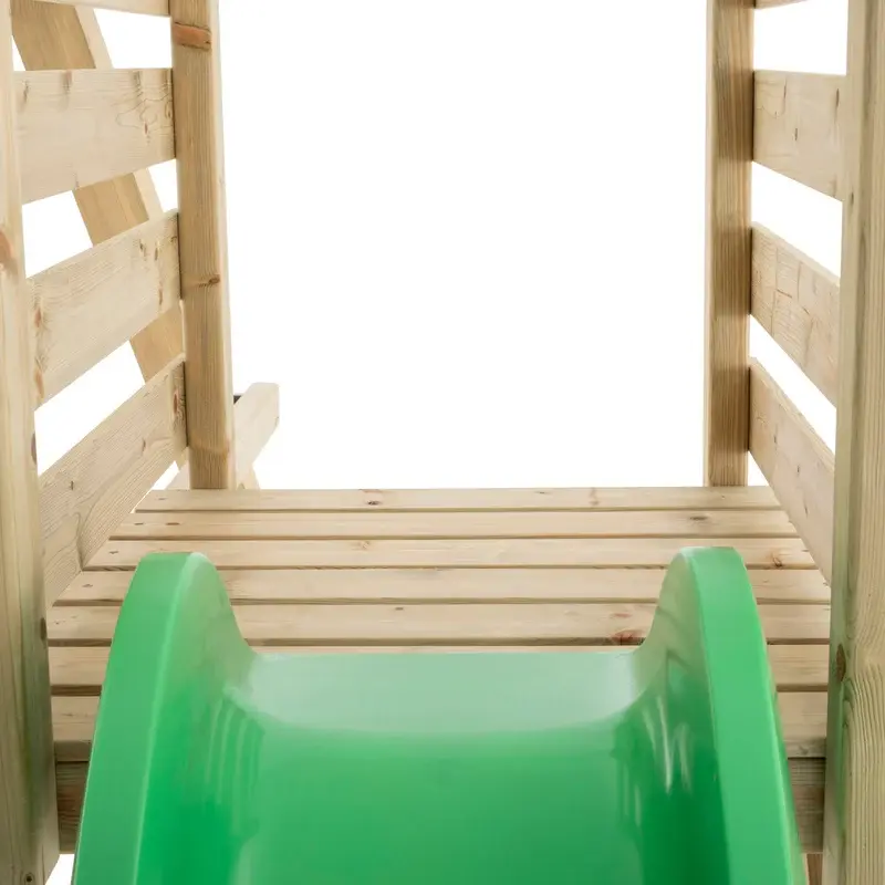 Μικρογραφία: Παιδ.Χαρά "Alusse" Φωλιά κούνια &Τσουλήθρα Μ400xΥ243εκ.τετράγωνο ξύλοKωδ. T741S4 ,www.worldfamilytime.com