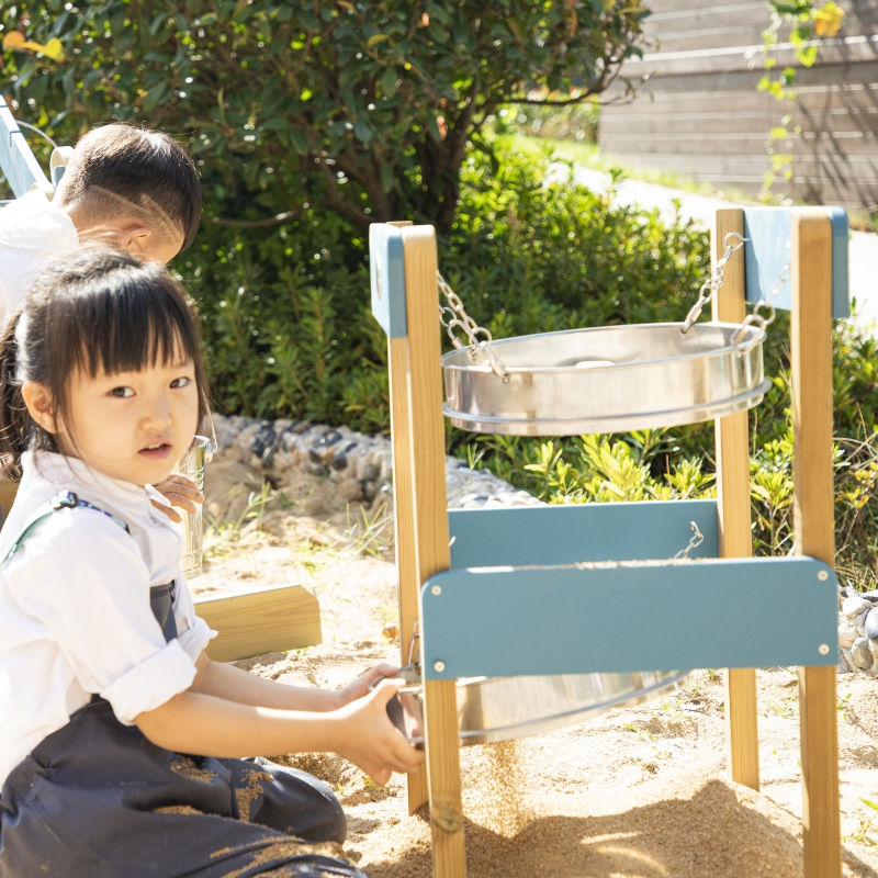 Μικρογραφία: Ξύλινο διπλό κόσκινο άμμου Κωδ. LKCW70802 www.worldfamilytime.com