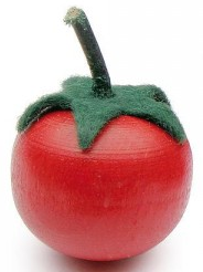Ξύλινη ντομάτα μικρή by Erzi Toys κωδ. 12030  www.worldfamilytime.com