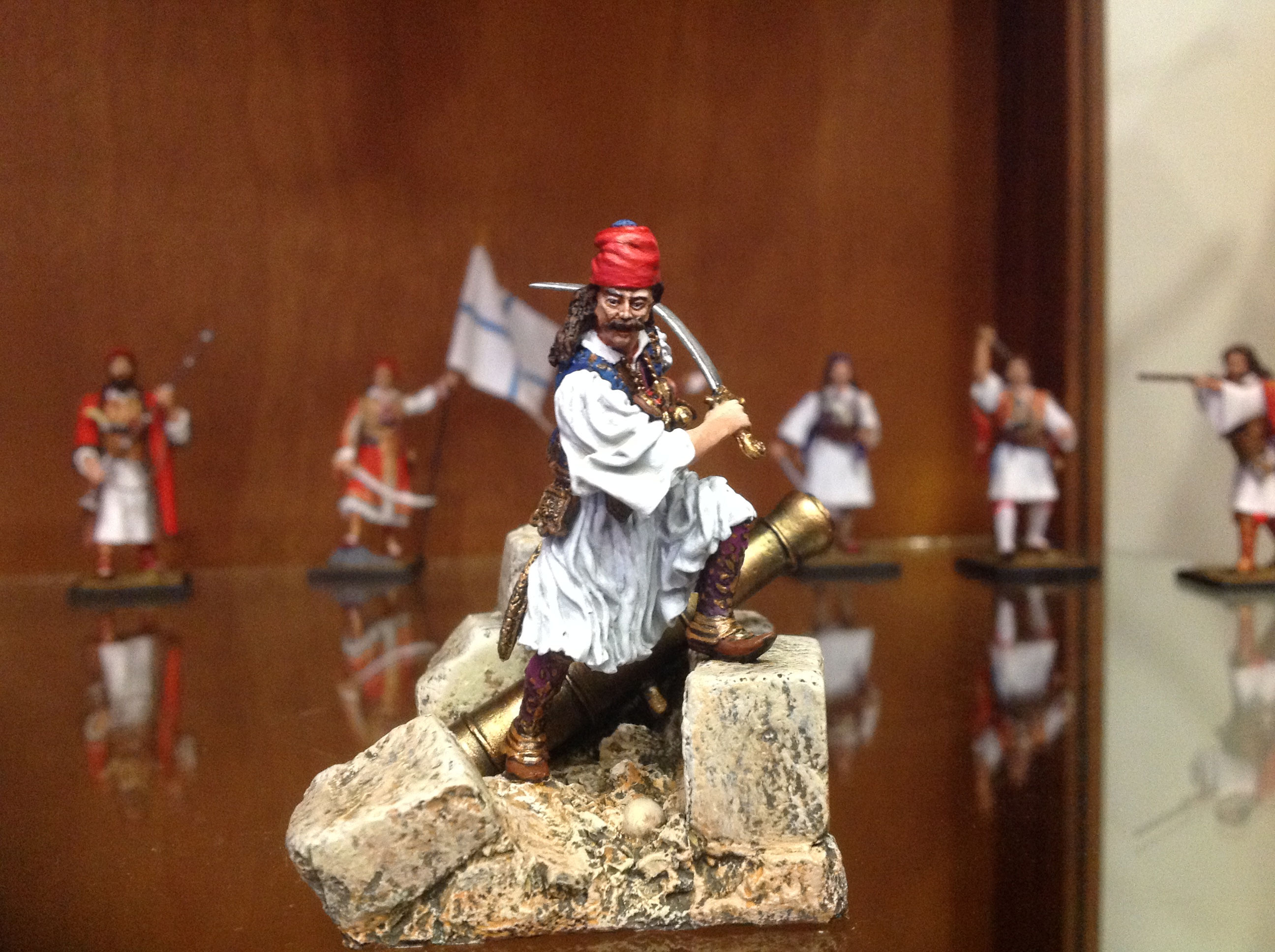 Ο Αγωνιστής με το κανόνι Στάικος Σταικόπουλος High Quality Βαφή κωδ.Η18490  worldfamilytime.com