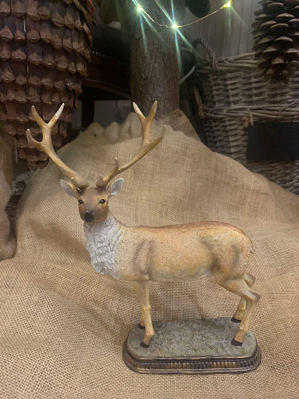 Μικρογραφία: Διακοσμητικός τάρανδος όρθιος Υ26εκ. κωδ. BEL711