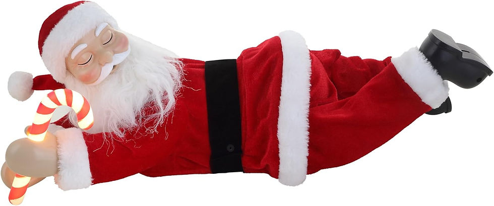 Μικρογραφία: Magic of Christmas M50εκ Animated Sleeping Santa  κωδ. 87622, worldfamilytime.com