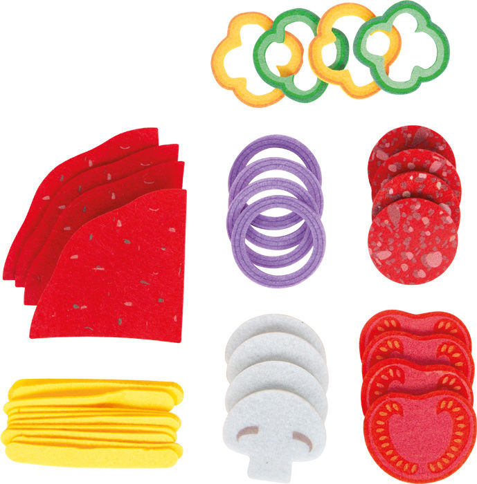 Μικρογραφία: Πιτσα ξύλινο Σετ κοπής με κόφτη, υλικά και πακέτο κωδ. L12697 worldfamilytime.com