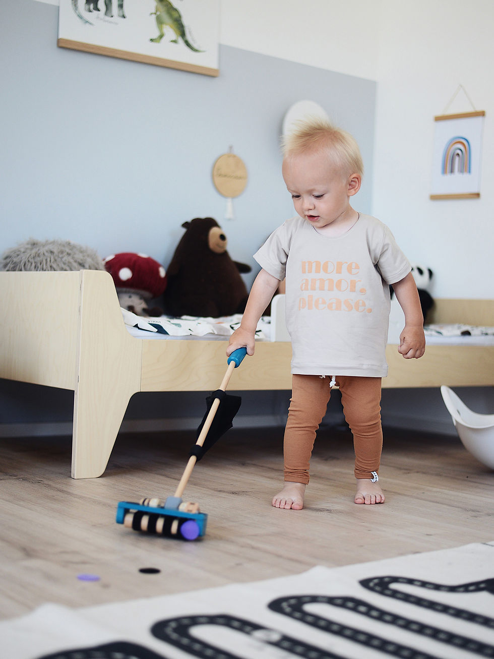 "2 σε 1" Ξύλινη ηλεκτρική σκούπα-Περπατήστρα από 18 μηνών κωδ. L11735 www.worldfamilytime.com