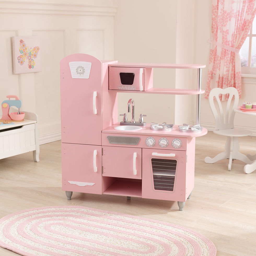Μικρογραφία: Κουζίνα kidkraft "Pink Vintage"🤍 Κωδ. 53347 www.worldfamilytime.com