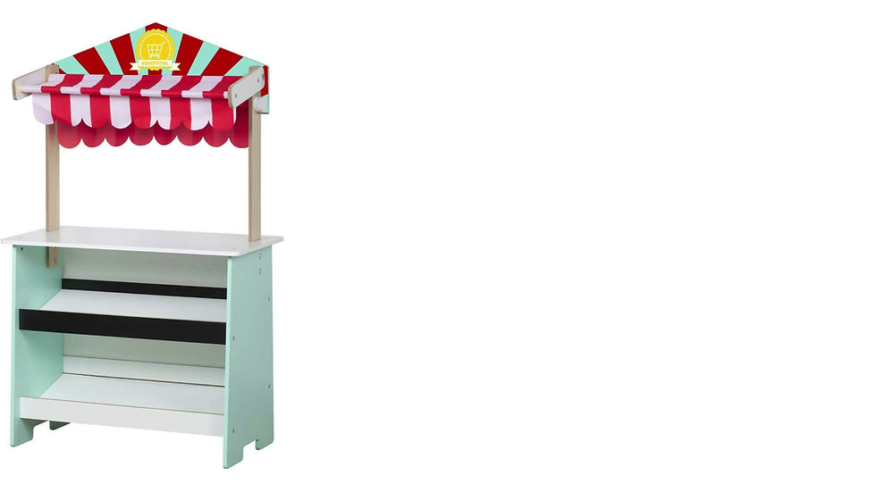 Μικρογραφία: Παιχνίδι  Παιδικό Ξύλινο 2 σε 1 Κουκλοθέατρο-Μαγαζάκι κωδ. ΒΑ1408231 www.worldfamilytime.com