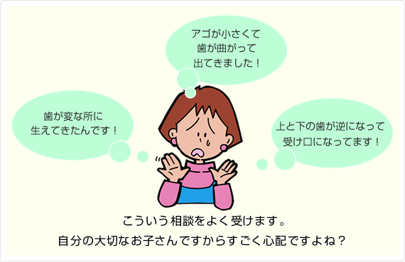 小児矯正イラスト