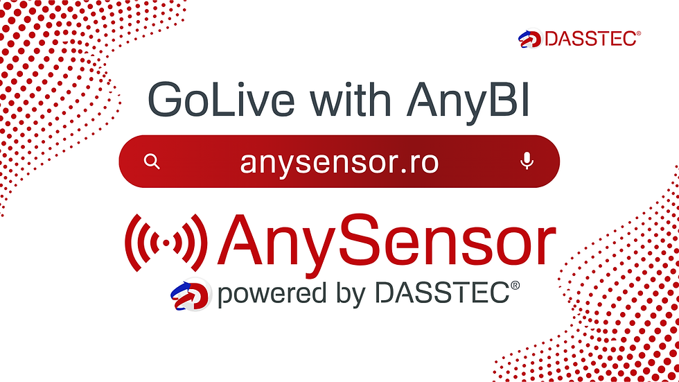 GoLive AnyBI Data Intelligence IoT Telemetry Platform on anysensor.ro