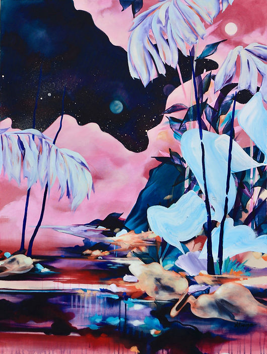Alwine Baresch, 2026 Blauflügel 120 x 90cm Öl und Acryl auf Canvas.jpg
