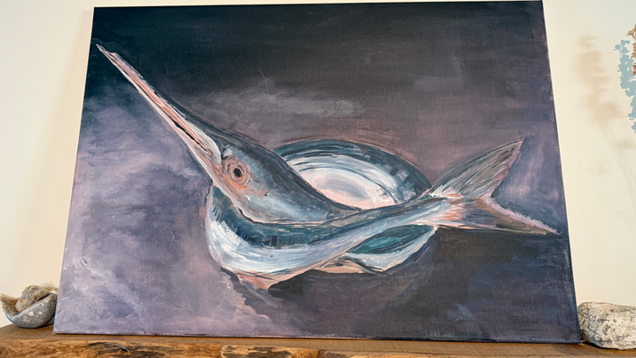 tableau avec une inspiration autour de la mer