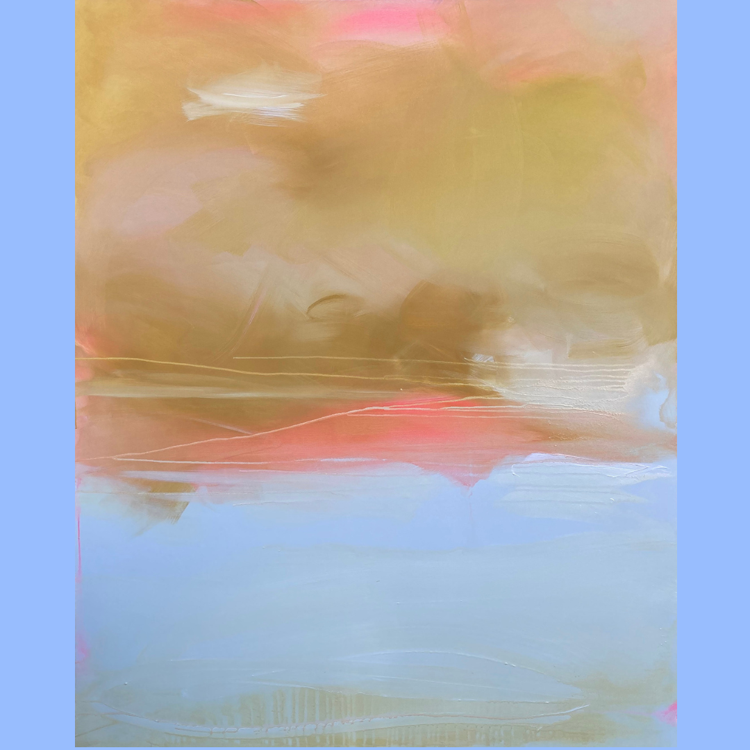 Desert Morning Acrylic Painting