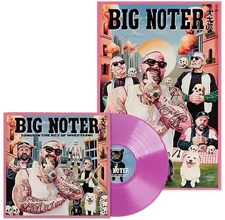 Big_Noter-Songs_In_The_Key_Of_Wrestling_Hot_Pink_LP_Exclusive_Limited_Edition_Signed_Poste