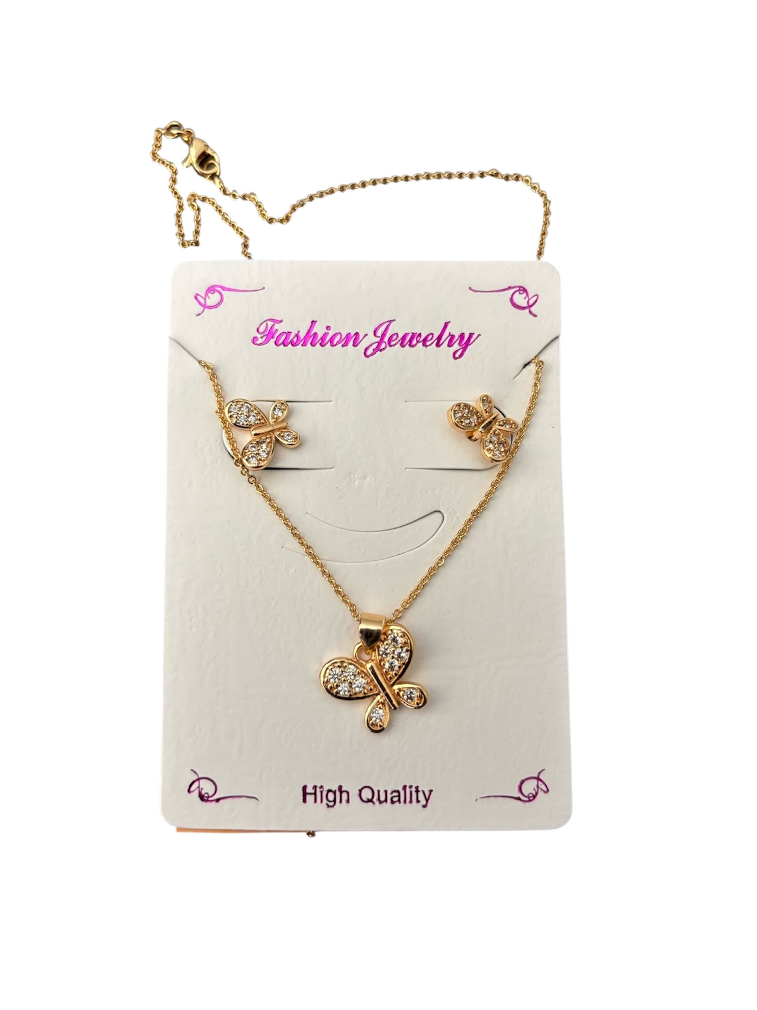 Crystal Butterfly Set