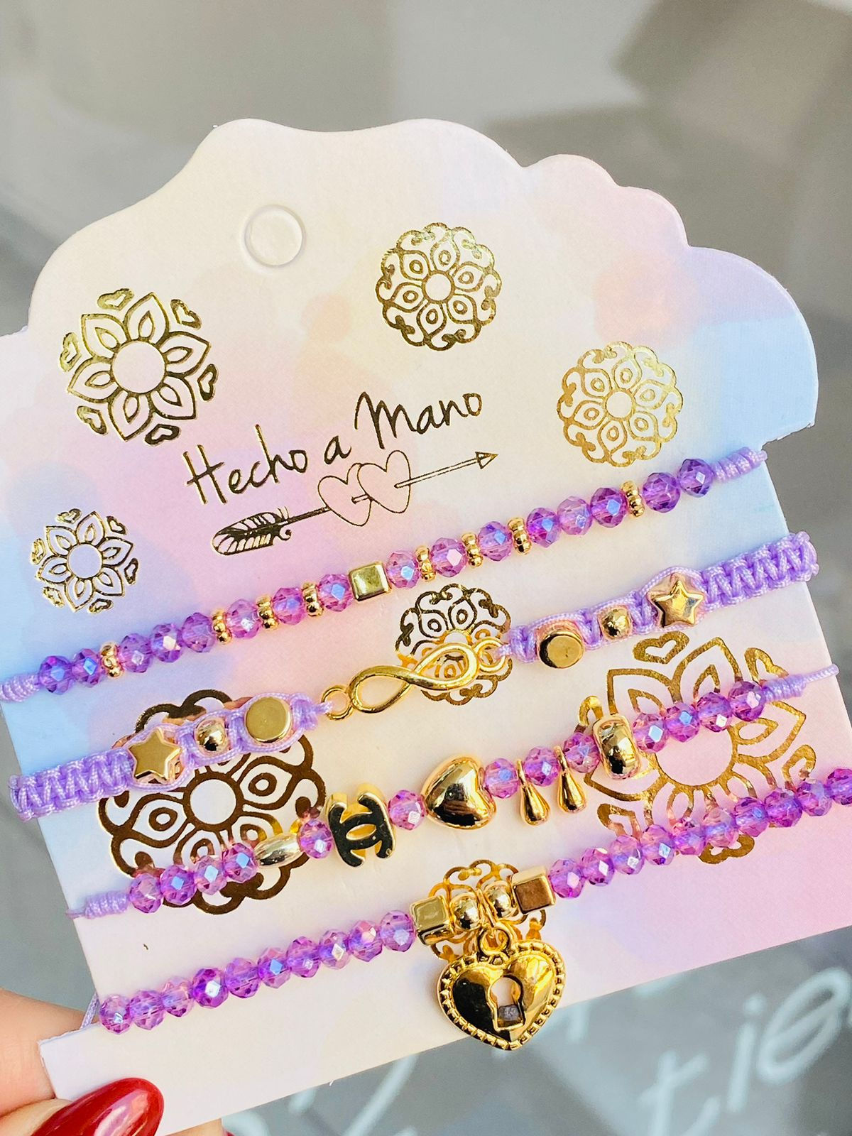 Lilac Star Bracelet Kit