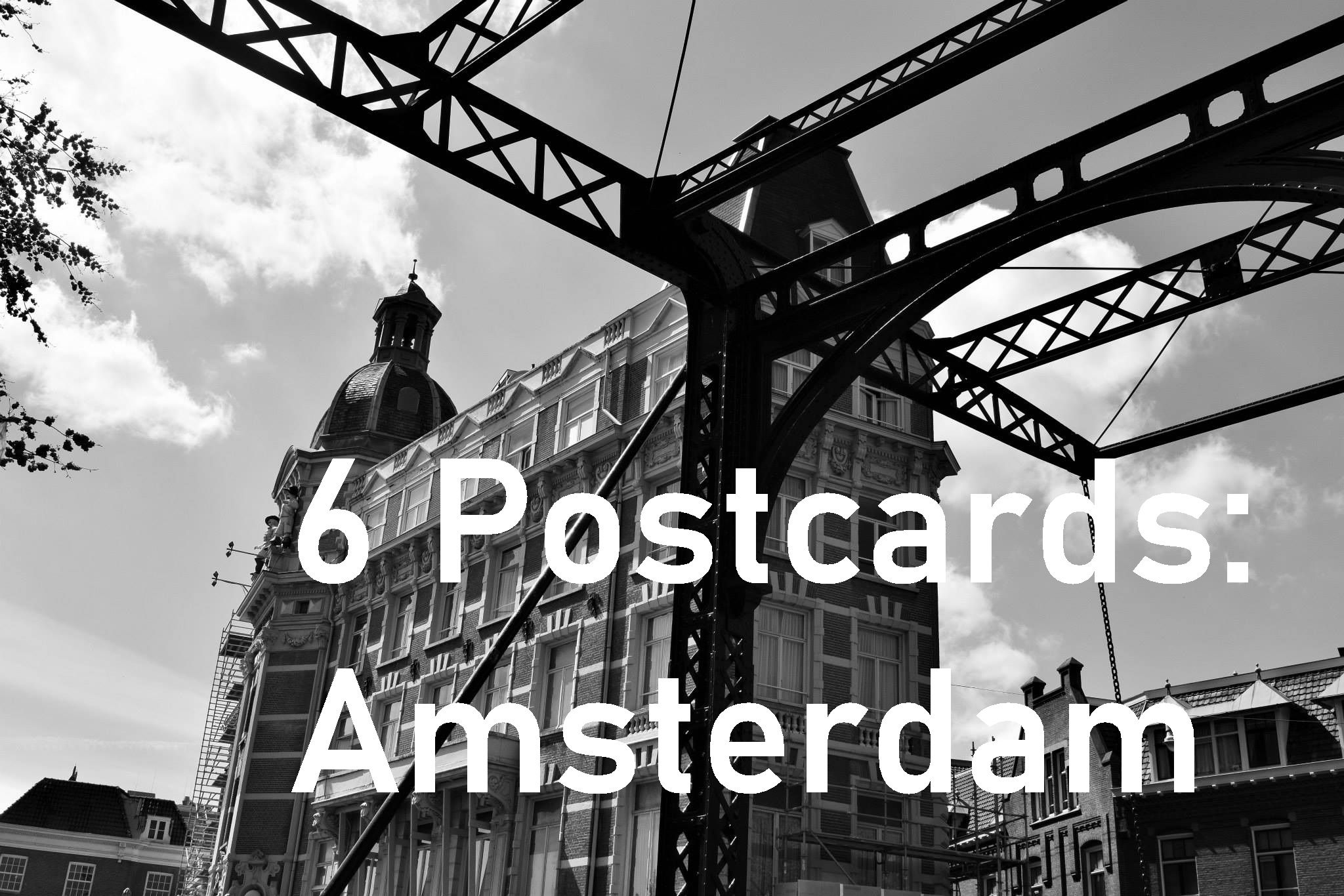 Set of 6 postcards: Amsterdam