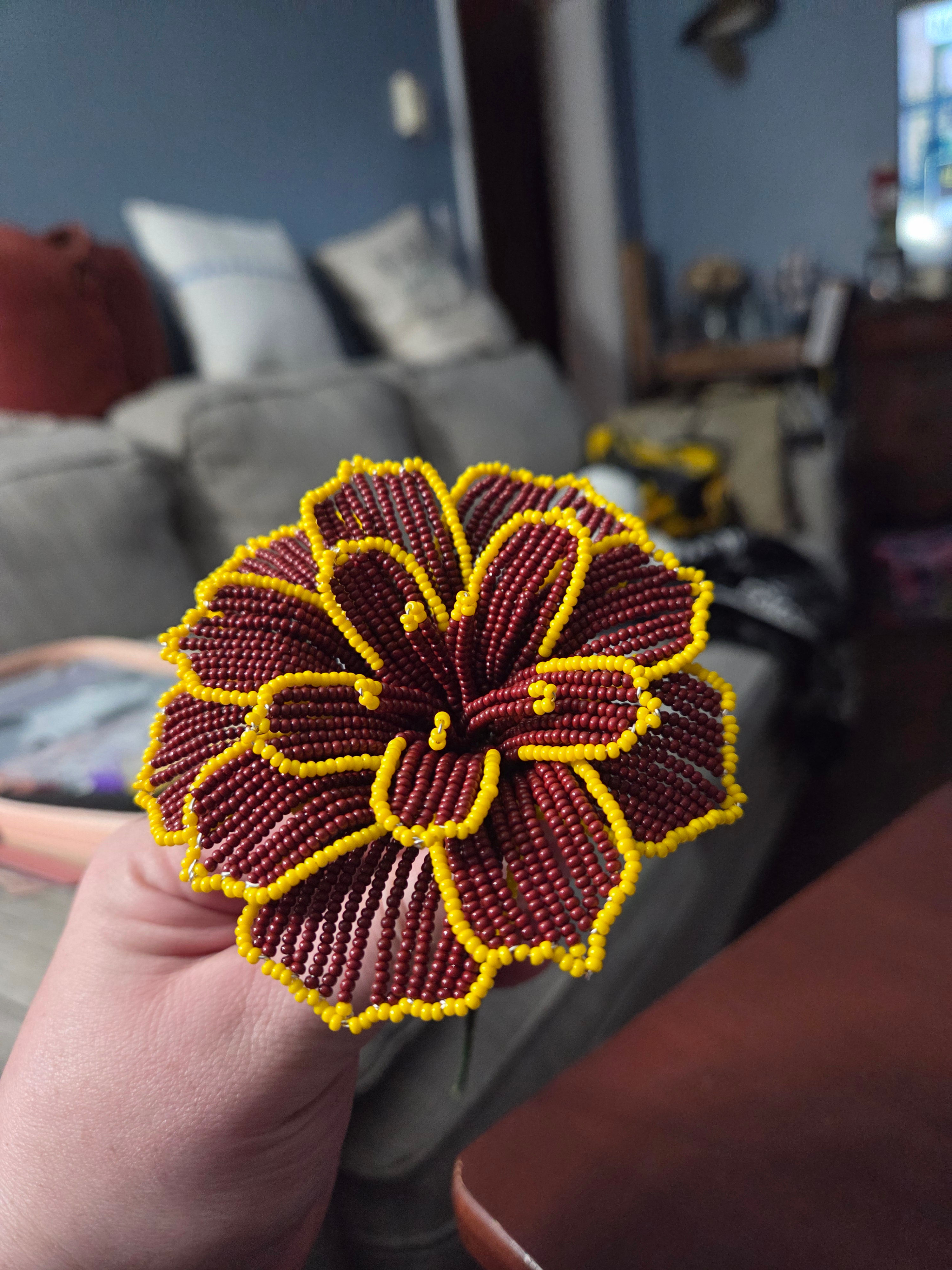 Beaded Marigold Forever Flower