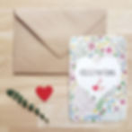 Carte Félicitations Fleurs - Flavie la ringlette