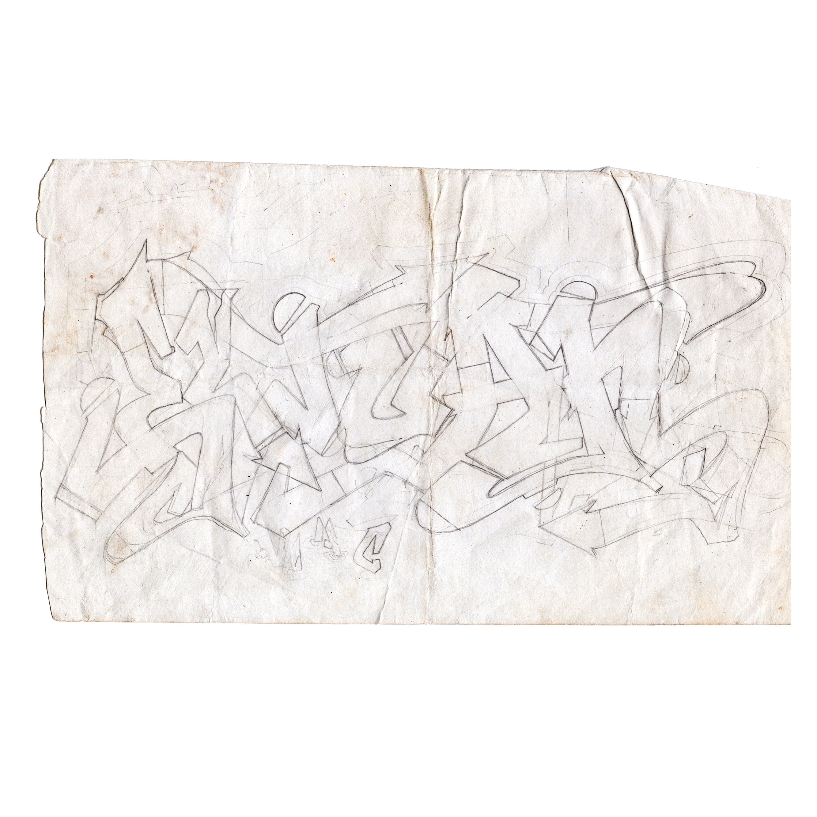 JUAN  "Wild Style" Sketch, 1999