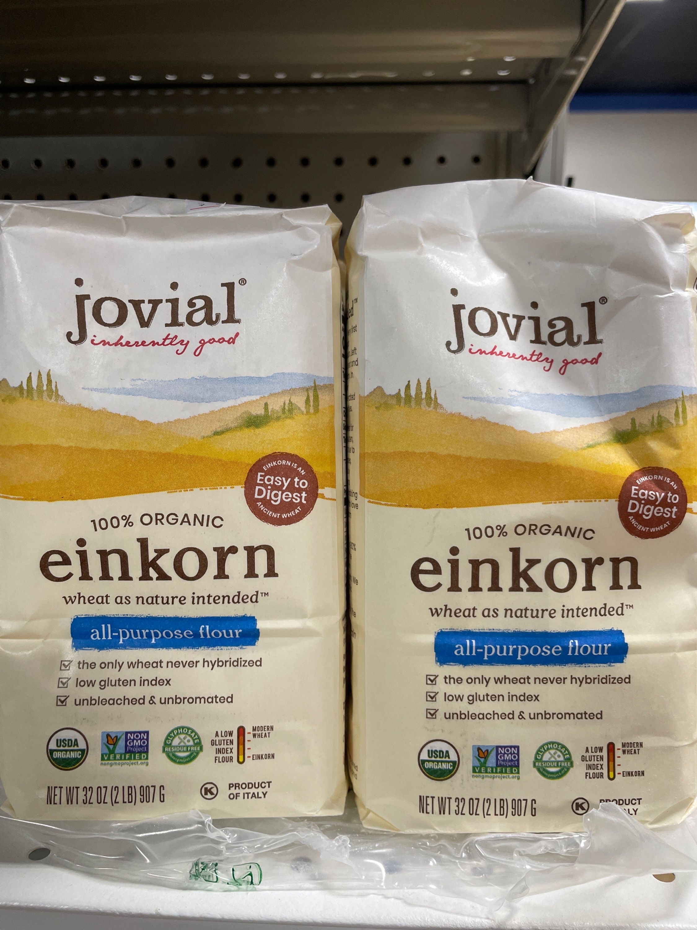 100% organic einkorn flour 