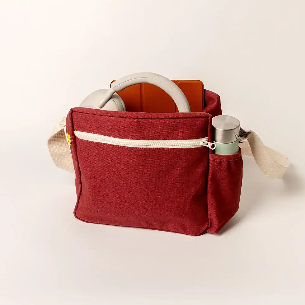 Thumbnail: Fluf Crossbody Bag- vintage burgundy