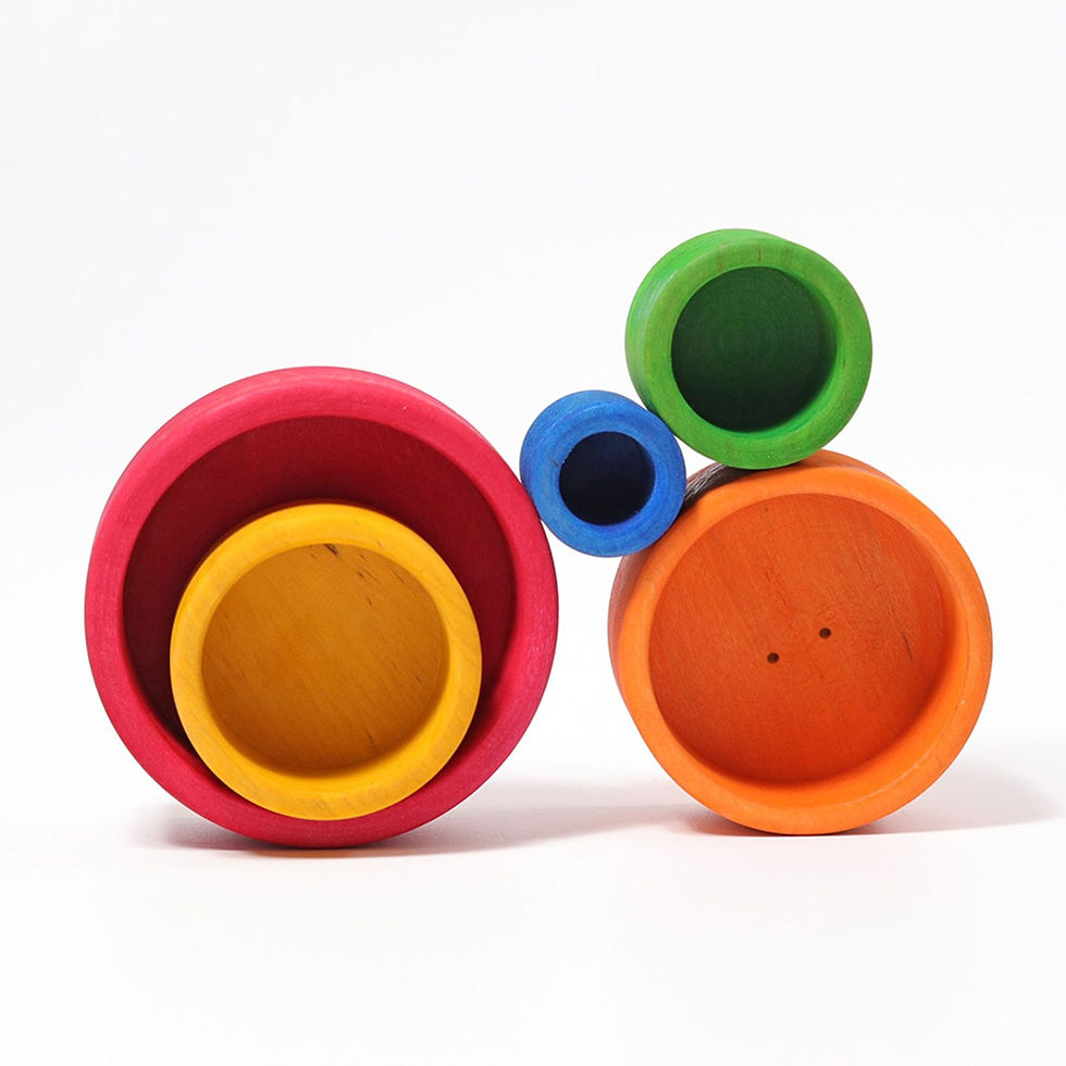 Thumbnail: Grimm's Red Nesting Bowls