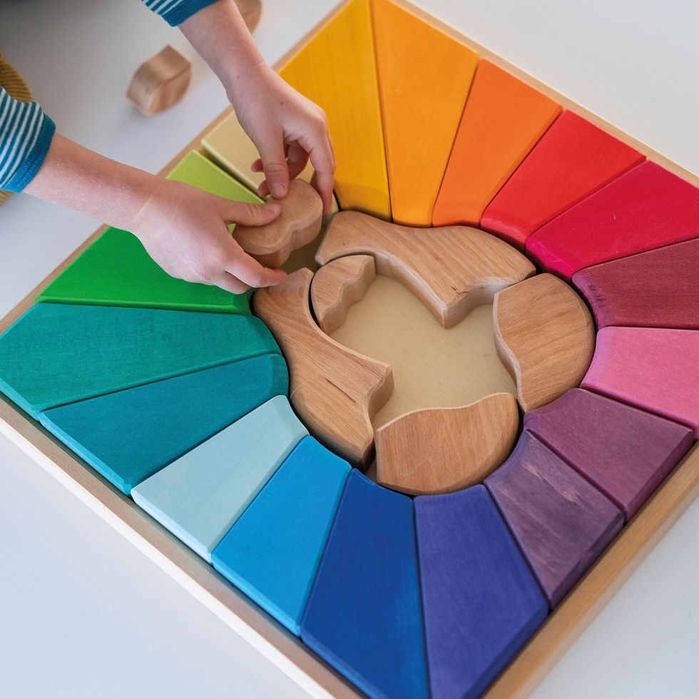 Thumbnail: Grimm’s Building Set Rainbow Lion