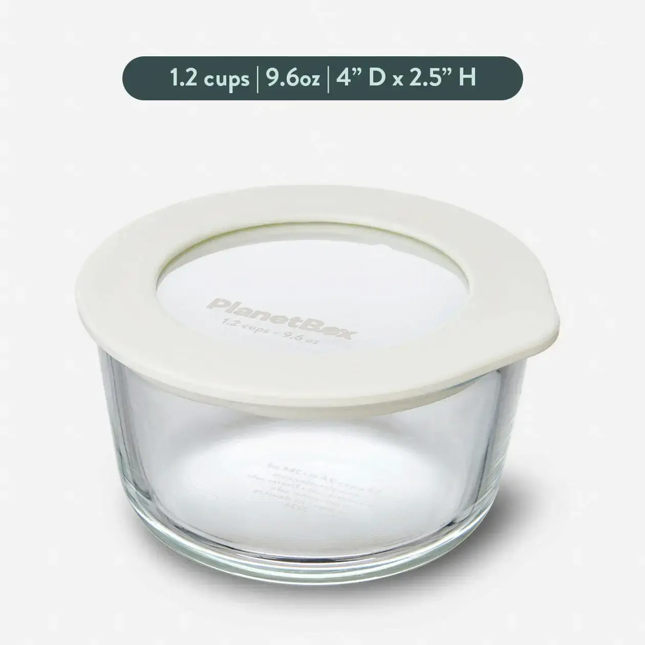 Planetbox Glass Food Storage - Small Round 1.2 Cup