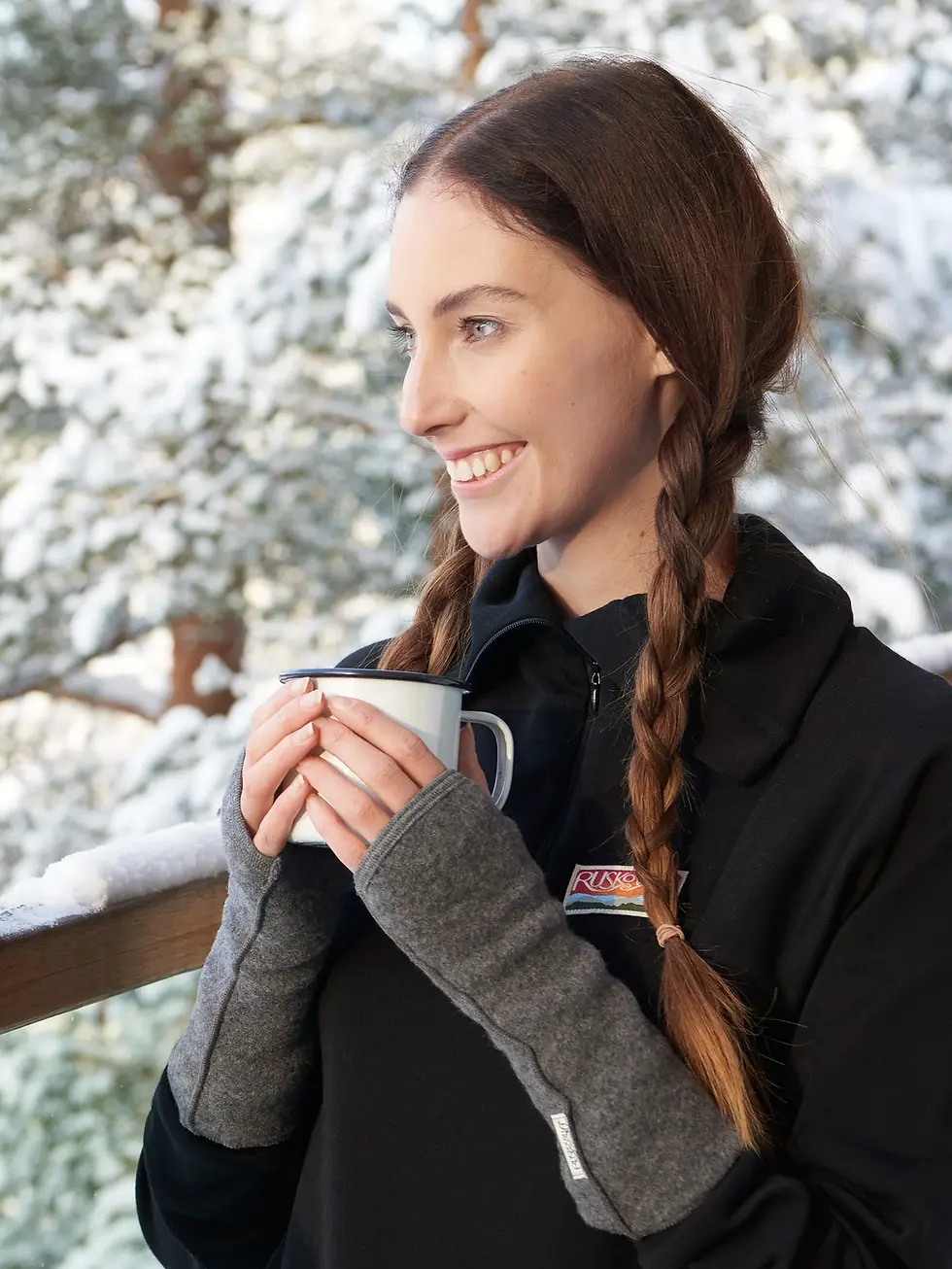 Thumbnail: Ruskovilla Fleece Wrist Warmers