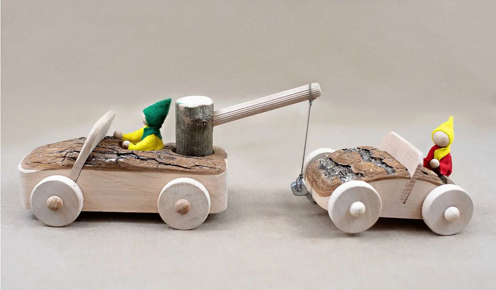 Thumbnail: Magic Wood- tow truck with car