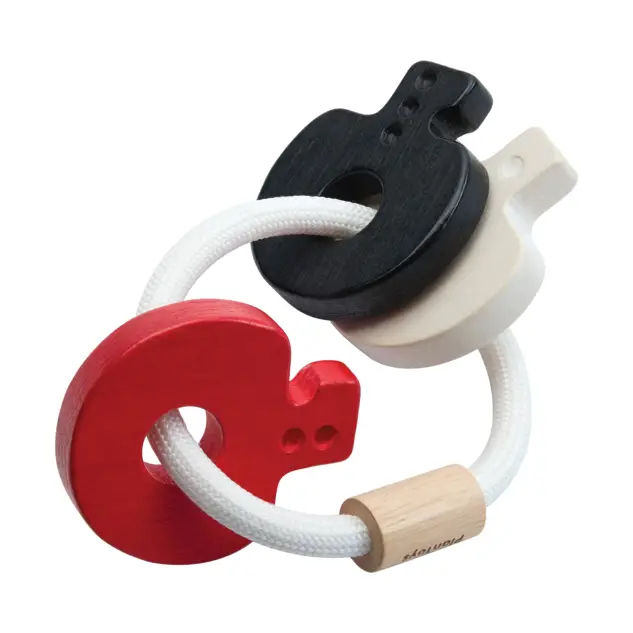 High Contrast Baby Key Rattle Plan Toys